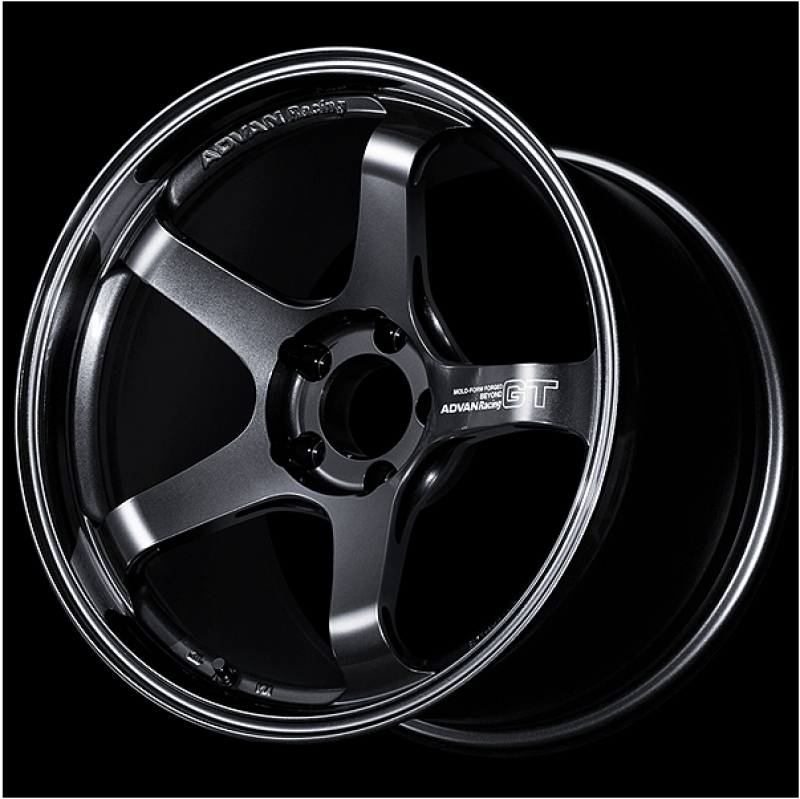 Advan RSIII 18x8.5 +35 5-120 Black Gunmetallic & Ring