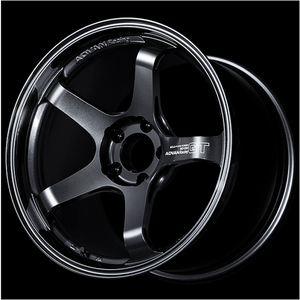 Advan GT for Porsche 20x9.5 +45 CL-CL Machining and Racing Hyper Black