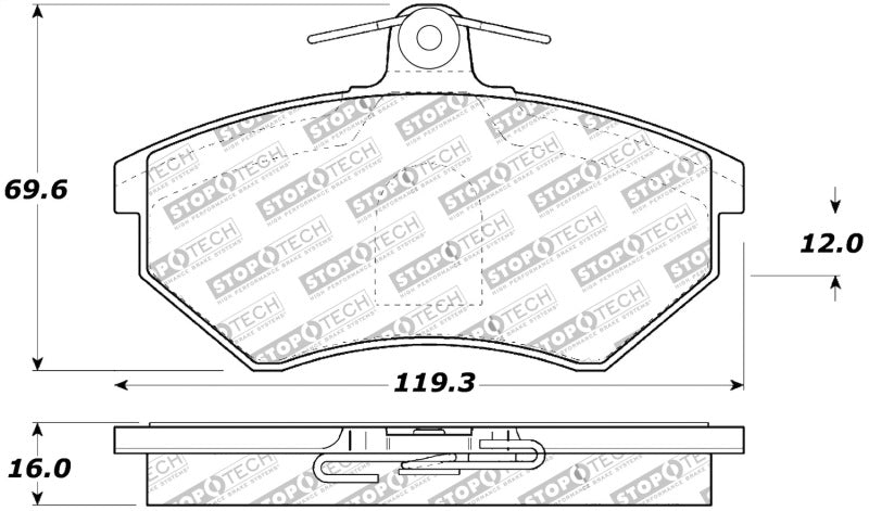 StopTech Street Touring Brake Pads