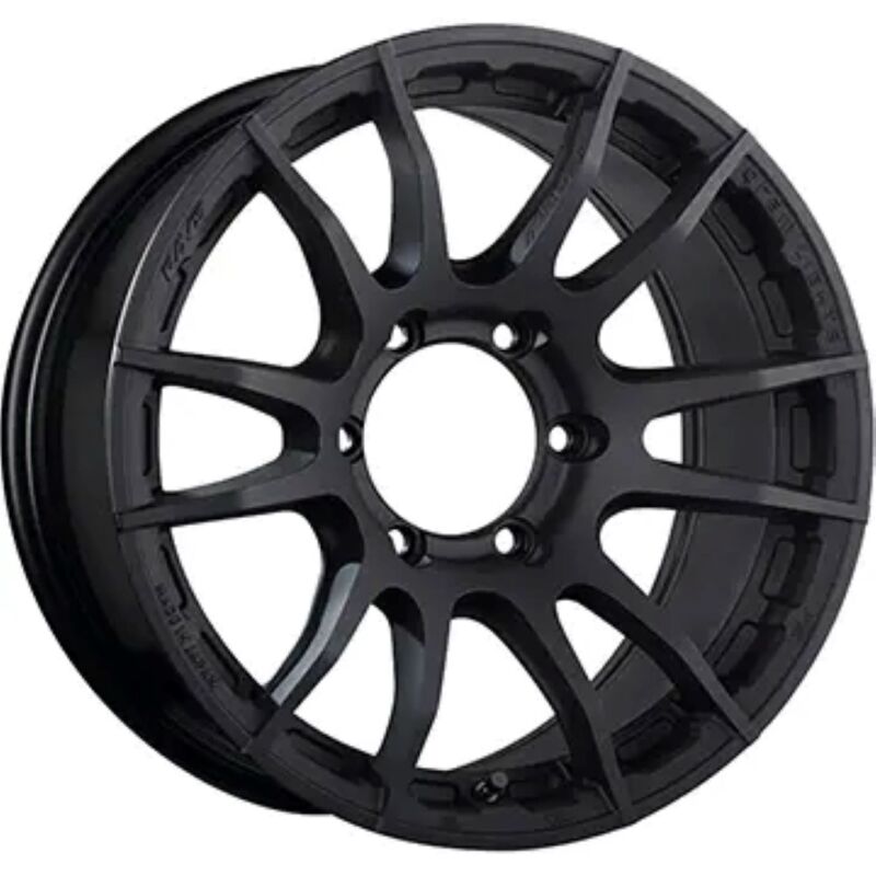 Gram Lights 57XR-X 17X8.0 +00 6-139.7 Black Graphite