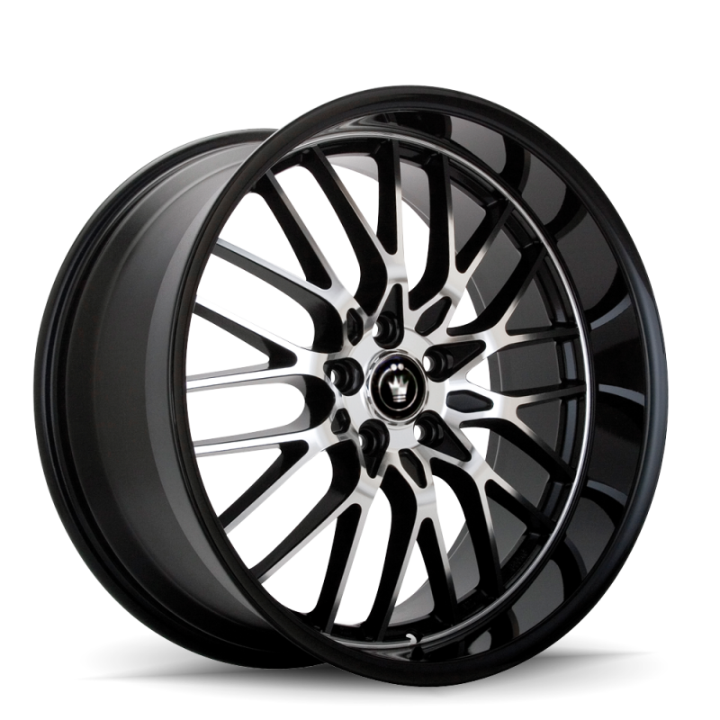 Konig Lace 16x7 10x110/115 ET40 Black/Machine Spoke