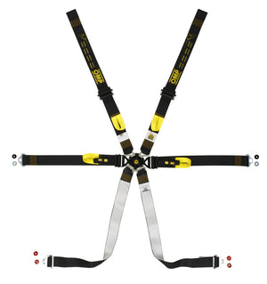 OMP Safety Harness One 2in Pull Down- Black (Fia 8853-2016)