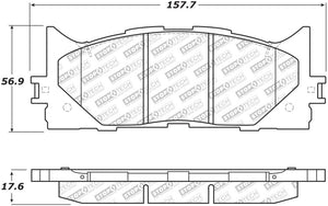 StopTech Street Select Brake Pads - Front