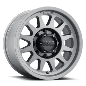 Method MR704 HD 17x9 18mm Offset 8x170 130.81mm CB Titanium Wheel