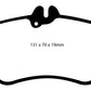 EBC 08-09 Mercedes-Benz B200 2.0 Greenstuff Front Brake Pads