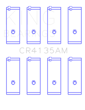 King Engine Bearings 85-01 Toyota 5SFE L4 DOHC 16 Valves (Size +0.50) Rod Bearing Set