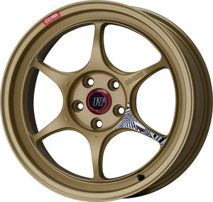 Enkei PF06 18x8.5in 5x114.3 BP 48mm Offset 75mm Bore Gold Wheel