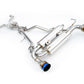 Invidia 03-08 Infiniti FX35/45 Gemini Single Layer Titanium Tip Cat-back Exhaust