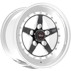 Weld Weldstar 15x8 / 5x4.5 BP / 4.5in. BS Black Wheel - Non-Beadlock