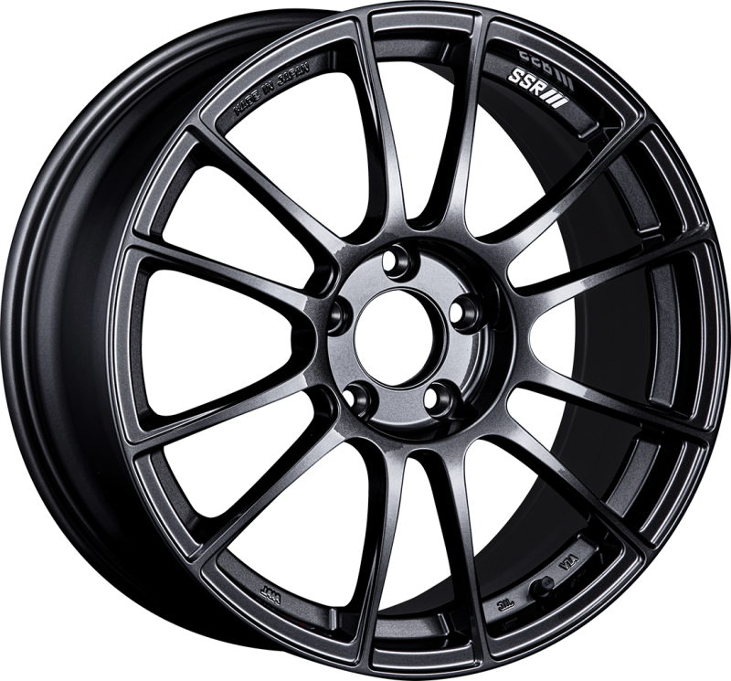 SSR GTX04 18x8.5 5x112 44mm Offset Black Graphite Wheel