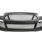 Anderson Composites 18-23 Ford Mustang Type-ST Fiberglass Front Bumper w/ CF Grille/Lip (NO CANCEL)