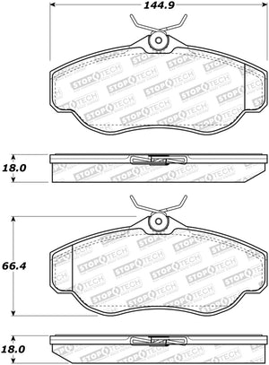 StopTech Street Brake Pads