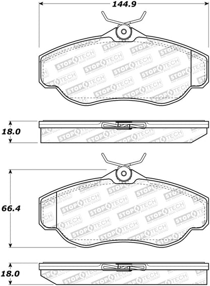 StopTech Street Brake Pads