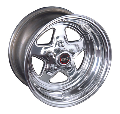 Weld ProStar 15x15 / 5x4.75 BP / 4.5in. BS Polished Wheel - Non-Beadlock