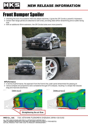 HKS BODY KIT TYPE-S GR COROLLA R-Spoiler