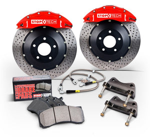 StopTech 2015 VW GTI Front BBK w/ Trophy ST-60 Caliper Slotted 355x32 2pc Rotor