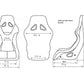 NRG FRP Bucket Seat Black - X Large