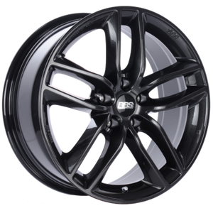 BBS SX 20x9 5x112 ET30 Crystal Black Wheel -82mm PFS/Clip Required