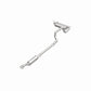 BRExhaust 18-25 Jeep Wrangler 2.0L Direct-Fit Replacement Exhaust Kit