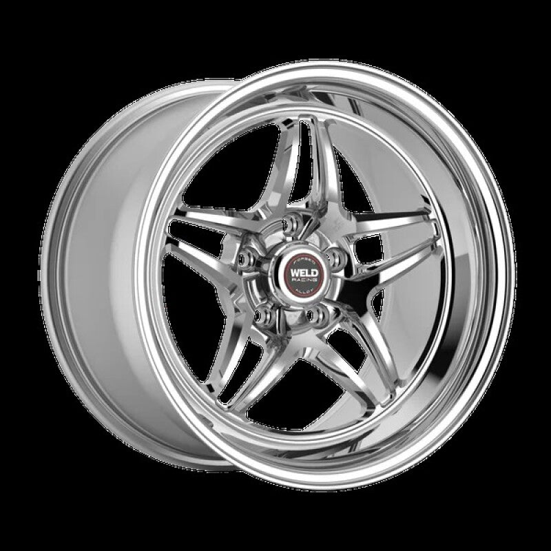 Weld S81 18x10 / 5x115 BP / 6.6in BS Polished Wheel (High Pad) - Non-Beadlock
