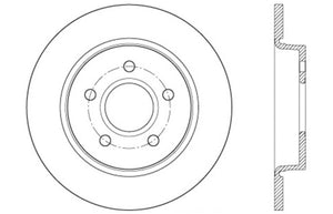 StopTech 13 Ford Focus ST Drilled Right Rear Rotor