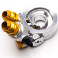 GReddy OPTIONAL 1/8BSP MALE to 3AN MALE, ALUM. FITTING