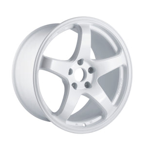 Enkei PF05 18x9 5x114.3 38mm Offset 75mm Bore White Wheel ** SPECIAL ORDER**