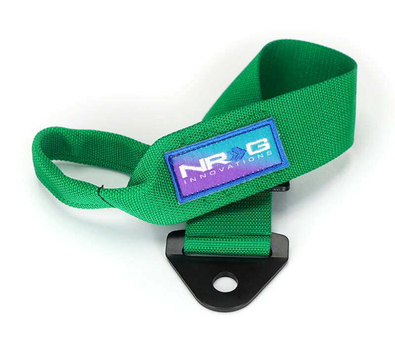 NRG Universal Tow Strap 24in Adjustable - Green