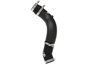 aFe BladeRunner 3-1/2in Aluminum Cold Charge Pipe Black RAM Diesel Trucks 25-26 L6-6.7L (td)