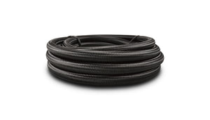 Vibrant -20 AN Black Nylon Braided Flex Hose (5 foot roll)