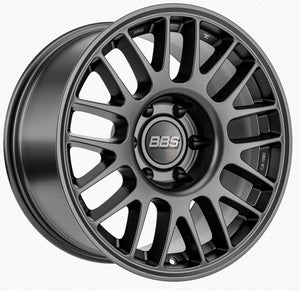 BBS TS-M 18x9in - 5x120 - 72.56 CB - ET30 - Satin Black Wheel