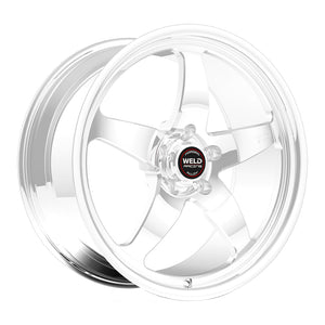 Weld S71 20x10.5 / 5x115mm BP / 7.3in. BS Polished Wheel (High Pad) - Non-Beadlock