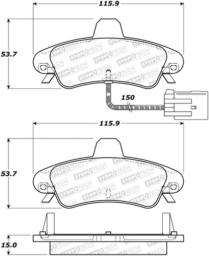 StopTech Street Brake Pads