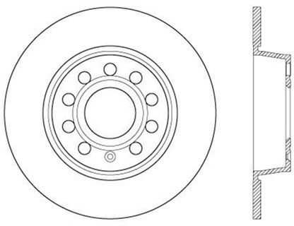 StopTech Slotted & Drilled Sport Brake Rotor