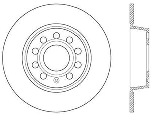 StopTech Drilled Cryo Sport Brake Rotor Rear Right 12-13 Volkswagen Beetle