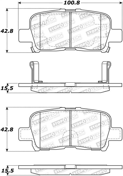 StopTech Street Brake Pads