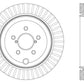 StopTech Slotted & Drilled Sport Brake Rotor