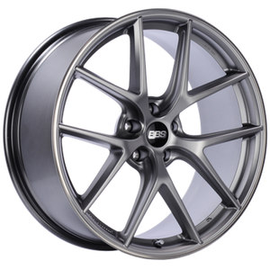 BBS CI-R 20x9 5x112 ET39 Platinum Silver Polished Rim Protector Wheel -82mm PFS/Clip Required