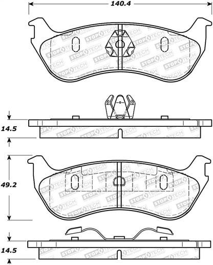 StopTech Street Brake Pads