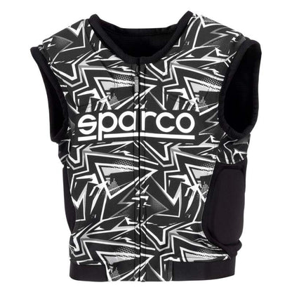Sparco Vest SJ Pro K-3 LRG - BLK/WHT