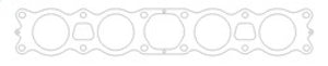 Cometic Ford 500 JC50 Pro Stock V8 .030in MLS Exhaust Manifold Gasket Set - 2.200in Round Port