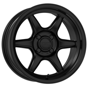 Kansei K11B Tandem 15x7in / 4X114.3 BP / 0mm Offset / 73.1mm Bore - Satin Black