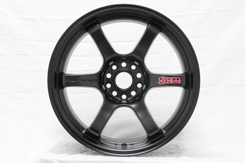 Gram Lights 57DR 19x8.5 +45 5-112 Semi Gloss Black Wheel