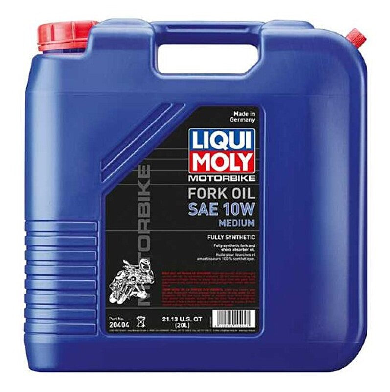 LIQUI MOLY 20L Motorbike Fork Oil SAE 10W Medium