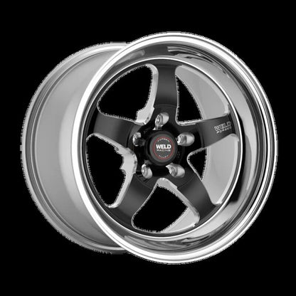 Weld S71 20x12 / 5x115mm BP / 6.8in. BS / 3.18 ID Black Wheel (High Pad) - Non-Beadlock
