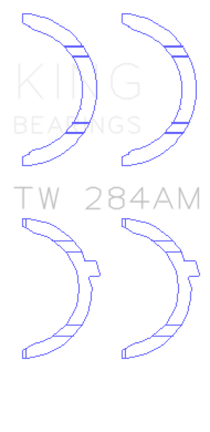 King Engine Bearings Toyota/Lexus 2JZGE/2JZGTE 3.0L Thrust Washer Set