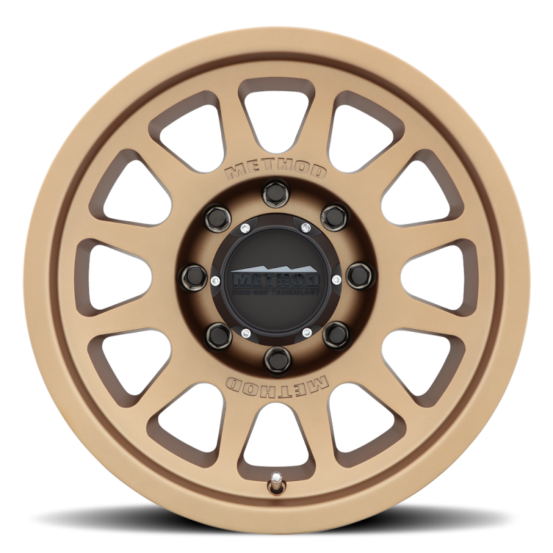 Method MR703 17x8.5 0mm Offset 8x6.5 130.81mm CB Method Bronze Wheel