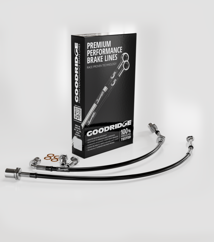 Goodridge 96-00 Honda Civic Stainless Steel Front Brake Lines