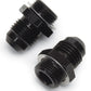 Russell Performance -6 AN Carb Adapter Fittings (2 pcs.) Black