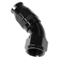 Russell Black 45 -12 Pro Ptfe Hose End